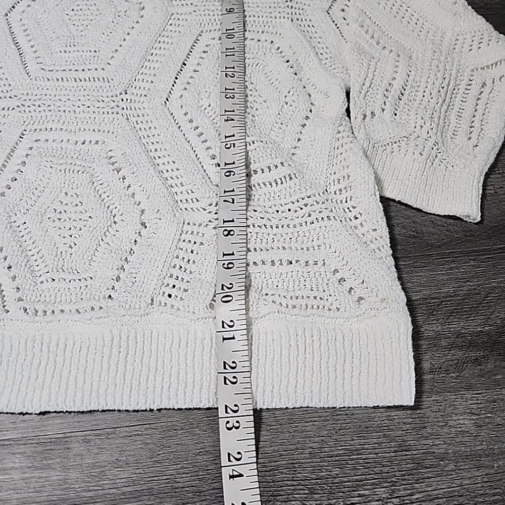 J Jill Windsor Sweater White Size XS Petite - Picture 5 of 7